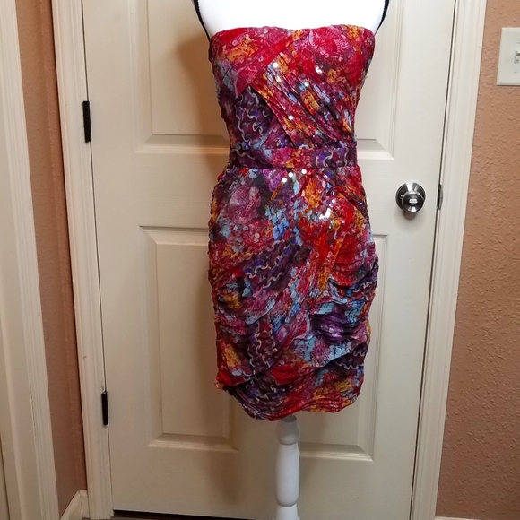 Diane Von Furstenberg Dresses & Skirts - Diane Von Furstenberg Garvin Khiva Silk & Sequin Dress